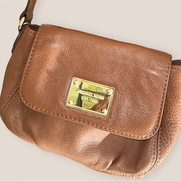 Michael Kors Leather Crossbody - Picture 1 of 8